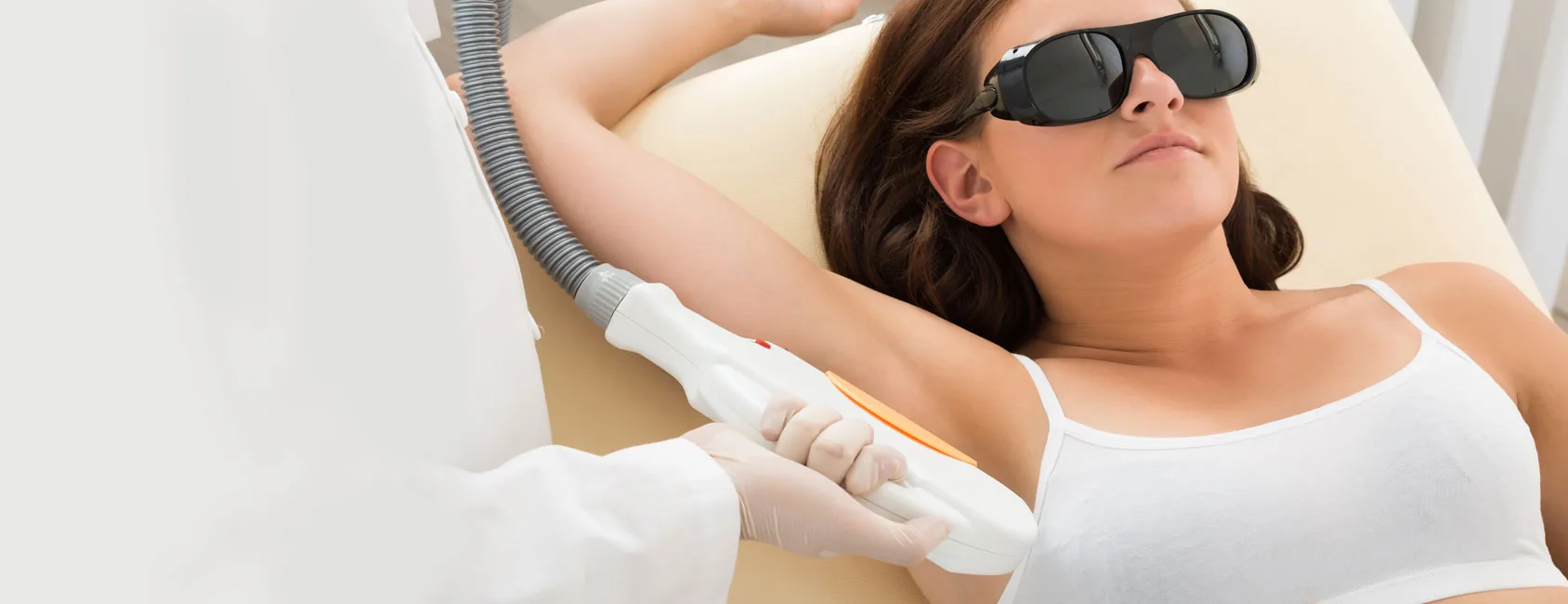 IPL hair removal underarm treatment